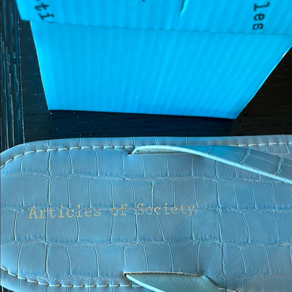 Blue Flip Flops - Picture 8 of 8
